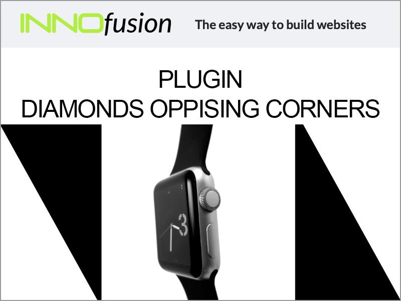 DIAMOND IN OPPOSING CORNERS